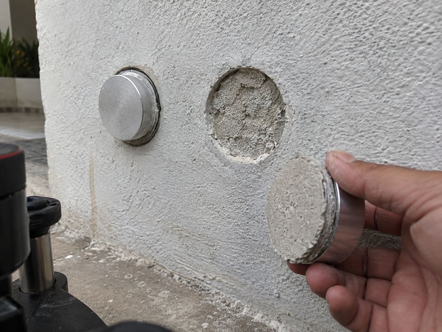 Ensaio de aderência por arrancamento